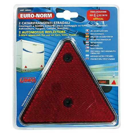 ΑΝΑΚΛΑΣΤΙΚΑ ΤΡΙΓΩΝΑ EURO-NORM Auto Moto Tyres 