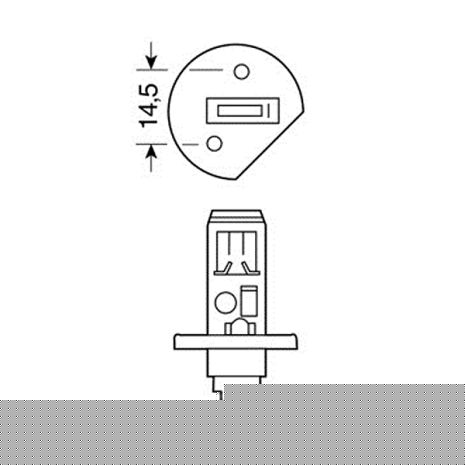 H1 ΑΛΟΓΟΝΟΥ 12V/100W 62.5mm P14,5s ΤΕΜ1 Auto Moto Tyres 