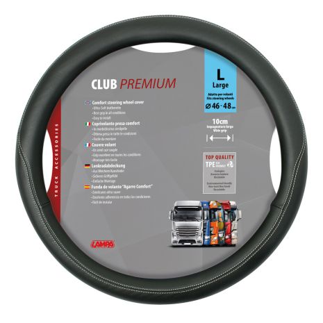 ΚΑΛΥΜΜΑ ΤΙΜΟΝΙΟΥ ΦΟΡΤΗΓΟΥ CLUB 46/48cm (L) ΜΑΥΡΟ ΟΙΚΟΛΟΓΙΚΟ ΚΑΙ ΑΟΣΜΟ Auto Moto Tyres 