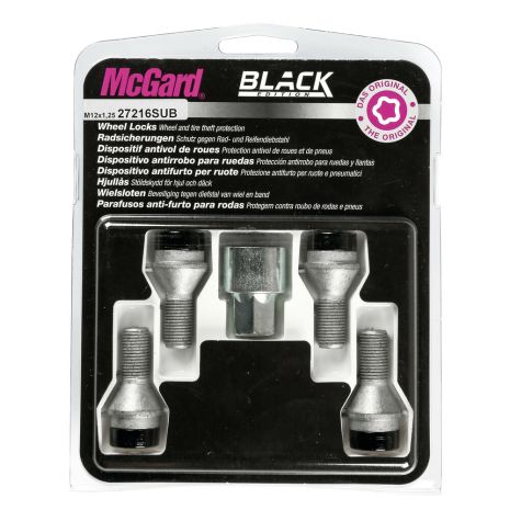 ΜΠΟΥΛΟΝΙΑ ΑΣΦΑΛΕΙΑΣ 12x1,25 22mm (17) ΚΩΝΙΚΑ ΜΑΥΡΑ A010 Auto Moto Tyres 