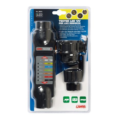 ΤΕΣΤΕΡ ΓΙΑ ΠΡΙΖΕΣ ΚΟΤΣΑΔΟΡΟΥ 7/13 ΦΙΣ 12V (ΔΥΟ ΑΝΤΑΠΤΟΡΕΣ) Auto Moto Tyres 