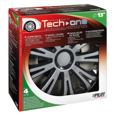 ΤΑΣΙΑ AVERA SILVER BLACK 13 INCH ΑΣΗΜΙ ΜΑΥΡΟ ΣΕΤ Auto Moto Tyres 