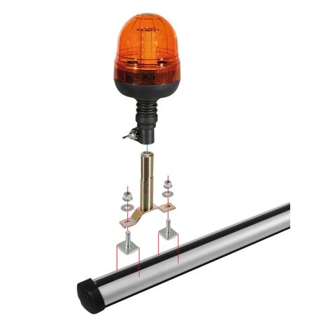 ΑΝΤΑΠΤΟΡΑΣ ΓΙΑ ΒΑΣΗ ΣΤΗΡΙΞΗΣ ΦΑΡΟΥ ΓΙΑ ΜΠΑΡΕΣ ΟΡΟΦΗΣ KARGO PLUS ΑΛΟΥΜΙΝΙΟΥ NORDRIVE -1ΤΕΜ. Auto Moto Tyres 