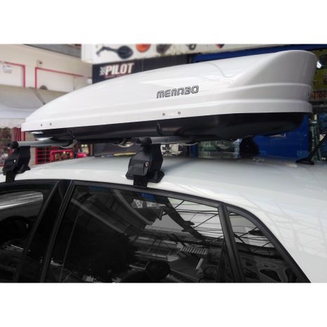 KIT ΜΕ ΜΠΑΡΕΣ ΟΡΟΦΗΣ ΓΙΑ VW POLO 6R/6C 5D 2010-2017 ΑΛΟΥΜΙΝΙΟΥ ΚΑΙ ΜΠΑΓΚΑΖΙΕΡΑ ΟΡΟΦΗΣ MANIA 400 MENABO (AL1-3360/MB-FIX040G-3290/MB-3390/MB) Auto Moto Tyres 