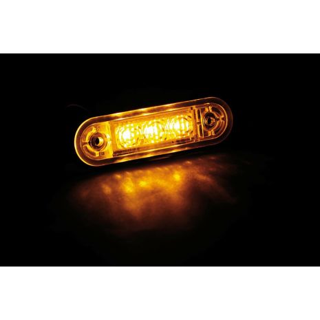 ΦΩΣ ΟΓΚΟΥ ΦΟΡΤΗΓΟΥ 24V 3 LED 80x22mm ΠΟΡΤΟΚΑΛΙ - 1 ΤΕΜ. Auto Moto Tyres 