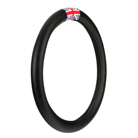 ΚΑΛΥΜΜΑ ΤΙΜΟΝΙΟΥ ΦΟΡΤΗΓΟΥ FLAG ENGLAND ΜΑΥΡΟ ΜΕ ΣΗΜΑΙΑ ΑΓΓΛΙΑΣ (L) 46-48 cm LAMPA - 1 TEM. Auto Moto Tyres 