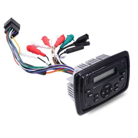 HASDA MP3 PLAYER 155X105mm - 12V - 4X45W ΜΕ ΡΑΔΙΟΦΩΝΟ/USB/BLUETOOTH (ΑΔΙΑΒΡΟΧΟ/ΜΑΥΡΟ) Auto Moto Tyres 