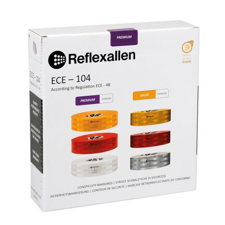 ΤΑΙΝΙΑ ΑΝΑΚΛΑΣΤΙΚΗ ΚΙΤΡΙΝΗ ΑΥΤΟΚΟΛΛΗΤΗ REFLEXALLEN PREMIUM VERSION 50mmX12,5m Lampa - 1 τεμ. Auto Moto Tyres 