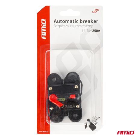 ΔΙΑΚΟΠΤΗΣ ΑΣΦΑΛΕΙΑΣ ΚΥΚΛΩΜΑΤΟΣ 12/24/36/48V 250A AMIO - 1 Τεμ. Auto Moto Tyres 