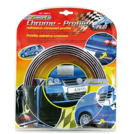 ΑΥΤΟΚΟΛΛΗΤΟ TRIM ΧΡΩΜΙΟ ΕΠΙΠΕΔΟ ΓΙΑ ΠΟΡΤΕΣ, ΓΡΙΛΙΕΣ, ΠΡΟΦΥΛΑΚΤΗΡΕΣ, ΠΛΑΙΝΑ ΠΑΧΟΣ 35MM ΜΗΚΟΣ 4M Auto Moto Tyres 