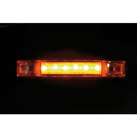 ΦΩΣ ΦΟΡΤΗΓΟΥ 6LED ΠΟΡΤΟΚΑΛΙ 24V 100mm Auto Moto Tyres 