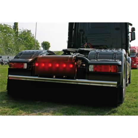 ΦΩΣ ΦΟΡΤΗΓΟΥ Φ30 mm 1LED 24V ΚΟΚΚΙΝΟ Auto Moto Tyres 