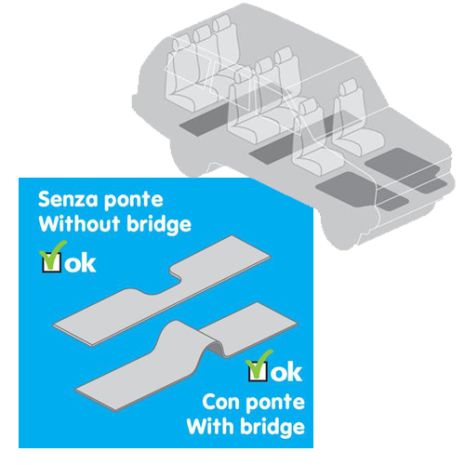 Πατάκι MAXI-MAT universal Λάστιχο 1τμχ 141x41cm Auto Moto Tyres 
