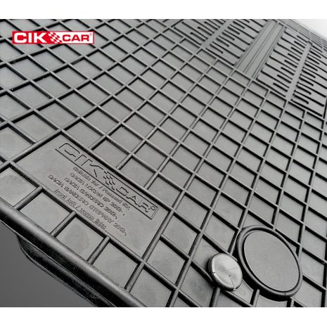 ΜΑΡΚΕ ΠΑΤΑΚΙΑ ΣΕ ΣΚΑΦΗ ΛΑΣΤΙΧΟ ΓΙΑ DACIA LOGAN 2012+ / DACIA SANDERO 2012-2020 / DACIA SANDERO STEPWAY 2012-2020 ΣΕ ΜΑΥΡΟ ΧΡΩΜΑ ΜΕ ΚΟΥΜΠΩΜΑΤΑ CIK - 4 ΤΕΜ. Auto Moto Tyres 