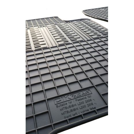 ΜΑΡΚΕ ΠΑΤΑΚΙΑ ΣΕ ΣΚΑΦΗ ΛΑΣΤΙΧΟ ΓΙΑ MITSUBISHI L200 2015+ / FIAT FULLBACK 2016+ ΣΕ ΜΑΥΡΟ ΧΡΩΜΑ ΜΕ ΚΟΥΜΠΩΜΑΤΑ CIK - 4 ΤΕΜ. Auto Moto Tyres 