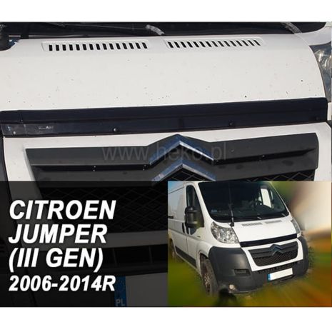 ΑΝΕΜΟΘΡΑΥΣΤΗΣ ΚΑΠΩ ΑΥΤΟΚΙΝΗΤΟΥ ΓΙΑ FIAT DUCATO III / CITROEN JUMPER II / PEUGEOT BOXER II 2006-2014 ΑΠΟ ΕΥΚΑΜΠΤΟ ΦΙΜΕ ΠΛΑΣΤΙΚΟ HEKO - 1 ΤΕΜ. Auto Moto Tyres 