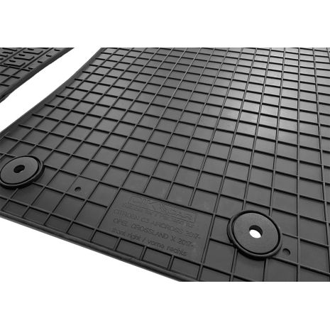 ΜΑΡΚΕ ΠΑΤΑΚΙΑ ΣΕ ΣΚΑΦΗ ΛΑΣΤΙΧΟ ΓΙΑ CITROEN C3 AIRCROSS 2017+ / OPEL CROSSLAND X 2017+ ΣΕ ΜΑΥΡΟ ΧΡΩΜΑ ΜΕ ΚΟΥΜΠΩΜΑΤΑ CIK - 4 ΤΕΜ. Auto Moto Tyres 