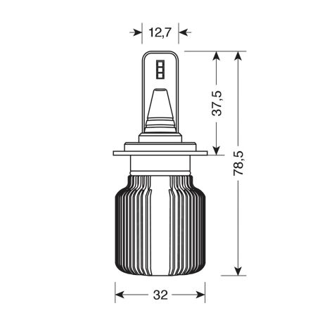 H7 9-32V PX26d 6LED 6.500K 4.000lm 20W CANBUS SEOUL CSP-Y19chips HALO LED BLADE 2ΤΕΜ. Auto Moto Tyres 