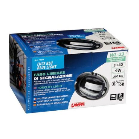 ΠΡΟΒΟΛΕΑΣ ΟΡΙΟΘΕΤΗΣΗΣ ΟΓΚΟΥ ΓΙΑ ΠΕΡΟΝΟΦΟΡΟ ΑΝΥΨΩΤΙΚΟ ΟΧΗΜΑ (ΚΛΑΡΚ) WL-23 3LED 9W 300lm 10-80V (100x87x61mm) ΦΩΣ ΚΑΡΦΙ ΜΠΛΕ 1ΤΕΜ. Auto Moto Tyres 