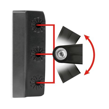 ΠΡΟΒΟΛΕΑΣ WL-26 16LED 48W 3300lm 10-30V 110x110x44 mm 3 ΘΕΣΕΩΝ ΜΕ ΦΩΣ ΔΙΑΘΛΑΣΗΣ -1ΤΕΜ. Auto Moto Tyres 