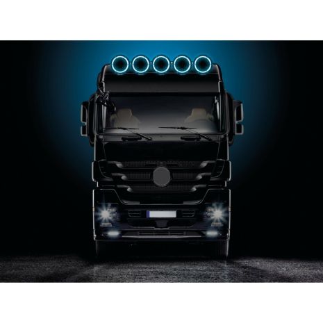 ΠΡΟΒΟΛΕΑΣ BEXTAR 10-30V 62 LED 73W 6.500Κ 6080lm ΚΑΡΦΙ ΜΕ NEON ΘΕΣΕΩΣ ΣΤΡΟΓΓΥΛΟΣ (195x205x65 mm) -1ΤΕΜ. Auto Moto Tyres 