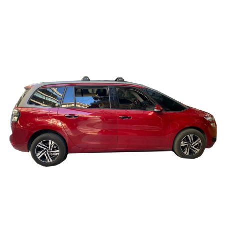 KIT ΜΕ ΜΠΑΡΕΣ ΟΡΟΦΗΣ ΓΙΑ CITROEN C4 GRAND PICASSO ΜΕ ΗΛΙΟΡΟΦΗ/FLUSH RAILS (Y8050223+YK774W) FLUSH BLACK BAR YAKIMA Auto Moto Tyres 