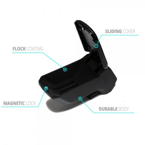 ΤΕΜΠΕΛΗΣ ΜΑΥΡΟΣ / ΑΣΗΜΙ ΜΕ ΠΛΑΣΤΙΚΗ ΜΑΥΡΗ ΒΑΣΗ (5807-K11_A+KLC-UNV-GR) ΓΙΑ HYUNDAI i20 2013-2018 S-DIZAYN 2 TEM. Auto Moto Tyres 