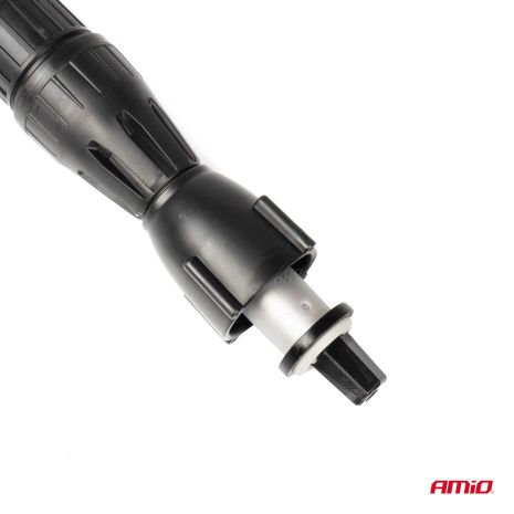 ΒΟΥΡΤΣΑ ΠΛΥΣΙΜΑΤΟΣ ΜΕ ΤΗΛΕΣΚΟΠΙΚΟ ΚΟΝΤΑΡΙ 97-160cm & ΑΝΤΑΠΤΟΡΑ ΓΙΑ ΠΑΡΟΧΗ ΝΕΡΟΥ​ ΑMiO - 1 TEM. Auto Moto Tyres 