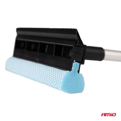 ΚΑΘΑΡΙΣΤΗΡΑΣ ΤΖΑΜΙΩΝ ΜΕ ΣΦΟΥΓΓΑΡΙ & ΚΟΝΤΑΡΙ ΑΛΟΥΜΙΝΙΟΥ ΤΗΛΕΣΚΟΠΙΚΟ 46-70cm AMIO - 1 Τεμ. Auto Moto Tyres 