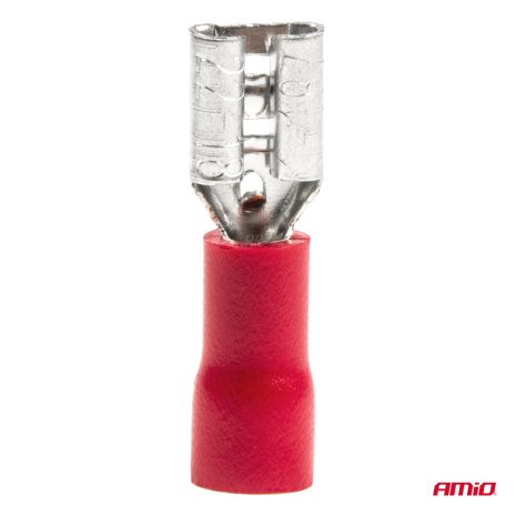 ΦΙΣΑΚΙΑ ΘΗΛΥΚΑ ΚΟΚΚΙΝΑ FDD1 1,25-187 /10A/ 5,6mm ΑΜΟ - 10 ΤΕΜ. Auto Moto Tyres 