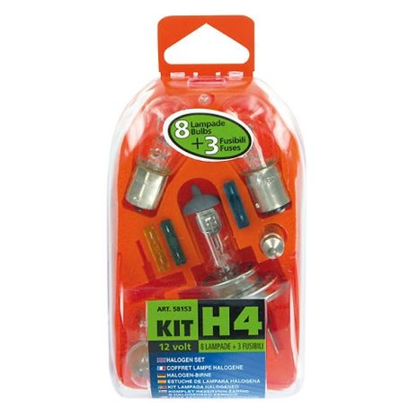 Η4 12V ΑΝΤΑΛΛΑΚΤΙΚΟ ΚΙΤ 11 ΤΕΜΑΧΙΩΝ Auto Moto Tyres 