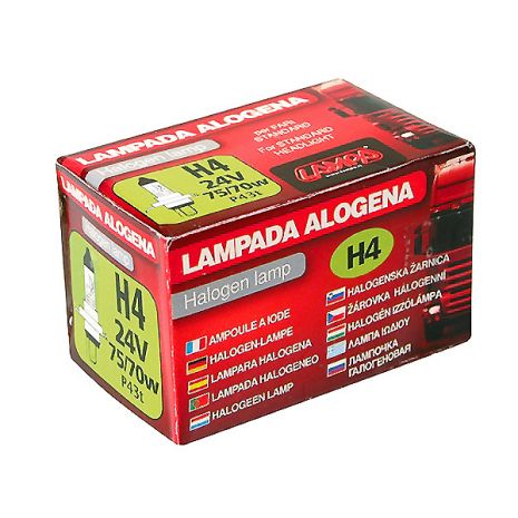 ΛΑΜΠΑ ΑΛΟΓΟΝΟΥ Η4 24V 75/70W (P43t) Auto Moto Tyres 
