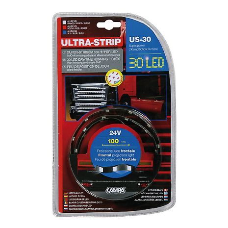 ΑΥΤΟΚΟΛΛΗΤΟ LED 24V/100CM/30LED Auto Moto Tyres 