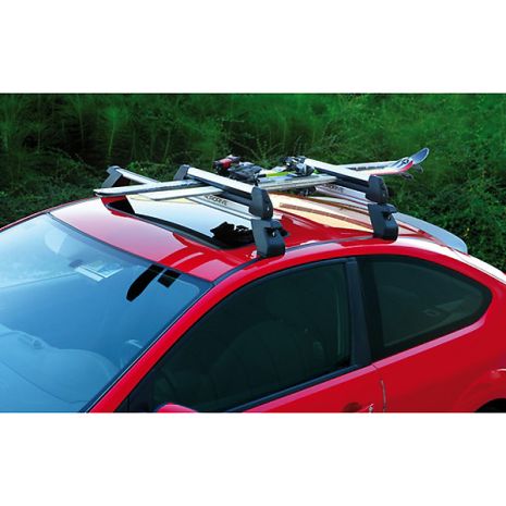 ΒΑΣΗ ΣΚΙ ΟΡΟΦΗΣ 4 ΖΕΥΓΑΡΙΑ ΣΚΙ /2 SNOWBOARD ΑΛΟΥΜΙΝΙΟΥ ΜΕ ΚΛΕΙΔΙ NORDIC-KING 58cm Auto Moto Tyres 