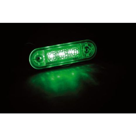 ΦΩΣ ΟΓΚΟΥ ΦΟΡΤΗΓΟΥ 24V 3LED 80x22mm ΠΡΑΣΙΝΟ 1ΤΕΜ. Auto Moto Tyres 