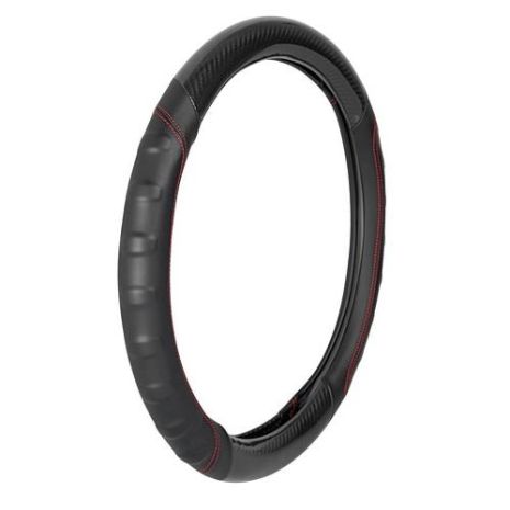 ΚΑΛΥΜΜΑ ΤΙΜΟΝΙΟΥ BULLET ΜΕ ΕΡΓΟΝΟΜΙΚΗ ΛΑΒΗ, ΜΑΥΡΟ ΧΡΩΜΑ ΜΕ ΚΟΚΚΙΝΗ ΡΑΦΗ ΚΑΙ CARBON ΣΧΕΔΙΑΣΜΟ ΑΟΣΜΟ ΟΙΚΟΛΟΓΙΚΟ/ ΜΗ ΤΟΞΙΚΟ/ ΑΝΑΚΥΚΛΩΣΙΜΟ ΥΛΙΚΟ Auto Moto Tyres 