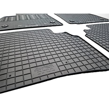 ΜΑΡΚΕ ΠΑΤΑΚΙΑ ΣΕ ΣΚΑΦΗ ΛΑΣΤΙΧΟ ΓΙΑ OPEL INSIGNIA B 2017+ ΣΕ ΜΑΥΡΟ ΧΡΩΜΑ ΜΕ ΚΟΥΜΠΩΜΑΤΑ CIK - 4 ΤΕΜ. Auto Moto Tyres 