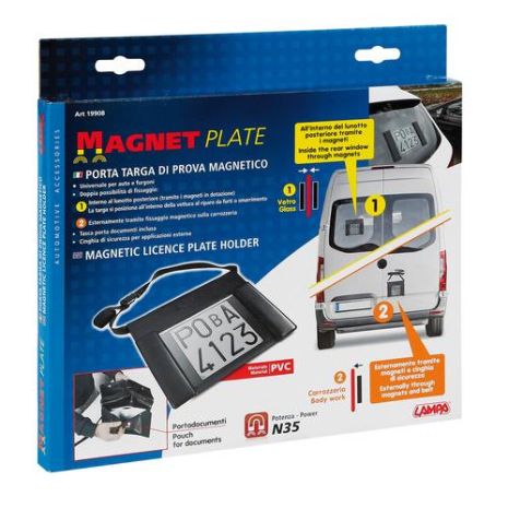 ΘΗΚΗ ΕΓΓΡΑΦΩΝ ΚΑΙ ΠΙΝΑΚΙΔΑΣ ΤΣΑΝΤΑΚΙ ΚΡΕΜΑΣΤΟ ΚΑΙ ΜΑΓΝΗΤΙΚΟ 2in1 Auto Moto Tyres 