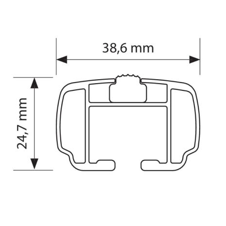 Ολοκληρωμένο σετ (Μπάρες-Πόδια) Nowa M (120 cm) Auto Moto Tyres 