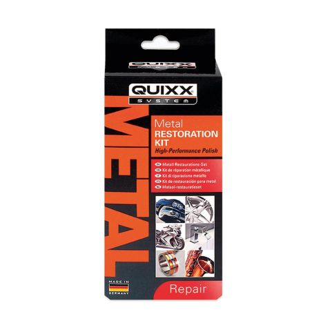 KIT ΑΝΑΝΕΩΣΗΣ ΓΙΑ ΜΕΤΑΛΛΙΚΕΣ ΕΠΙΦΑΝΕΙΕΣ (ΜΑΤ/ΧΡΩΜΙΟ) QUIXX METAL POLISH 50ml Auto Moto Tyres 