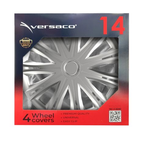 ΤΑΣΙΑ 14" HUBCAP SPARK ΑΣΗΜΙ - ΣΕΤ 4ΤΕΜ ΣΕ ΚΟΥΤΙ ΑΜΙΟ Auto Moto Tyres 