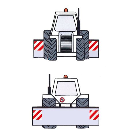 ΑΝΑΚΛΑΣΤΙΚΟ ΣΗΜΑ ΣΕ ΠΑΝΕΛ ΓΑΛΒΑΝΙΣΜΕΝΟΥ ΧΑΛΥΒΑ ΛΕΥΚΟ/ΚΟΚΚΙΝΟ DIN11030 423x423mm LAMPA - 1 ΤΕΜ Auto Moto Tyres 