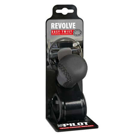 ΤΕΜΠΕΛΗΣ ΤΙΜΟΝΙΟΥ ΠΕΡΙΣΤΡΕΦΟΜΕΝΟΣ ΔΕΡΜΑΤΙΝΟΣ ΜΑΥΡΟΣ ΜΕ ΜΑΥΡΗ ΡΑΦΗ 20-40mm REVOLVE LAMPA - 1ΤΕΜ Auto Moto Tyres 