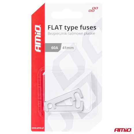 ΑΣΦΑΛΕΙΕΣ FLAT 41mm 60A AMIO - 2 Τεμ. Auto Moto Tyres 