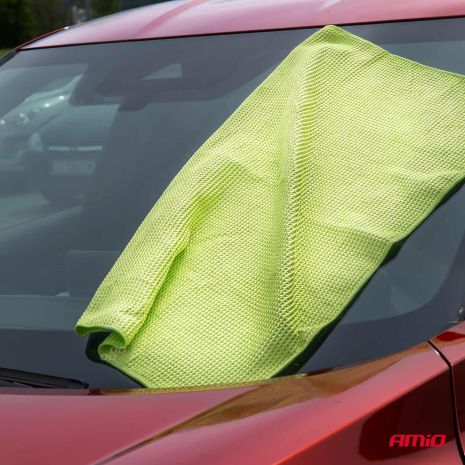 ΠΑΝΑΚΙ ΚΑΘΑΡΙΣΜΟΥ ΤΖΑΜΙΩΝ ΜΙΚΡΟΦΙΜΠΡΑ 40x60cm 280gr AMIO - 1 Τεμ. Auto Moto Tyres 