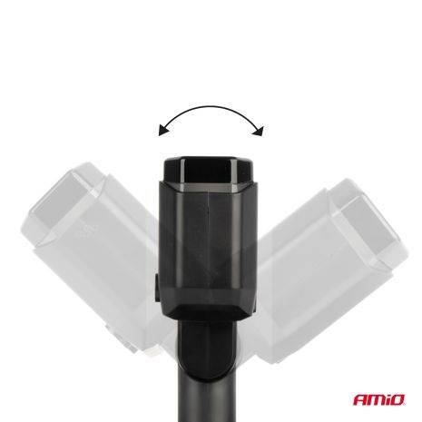 ΑΝΤΑΠΤΟΡΑΣ ΑΝΑΠΤΗΡΑ ΔΙΠΛΟΣ 12/24V ΜΕ ΒΟΛΤΟΜΕΤΡΟ ΜΕ 3 ΘΥΡΕΣ USB AMIO - 1 Τεμ. Auto Moto Tyres 