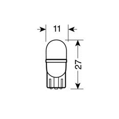 Τ10 ΨΕΙΡΑ ΜΠΛΕ ΦΩΣ W2.1x9.5d  ΚΑΡΦΙ Auto Moto Tyres 