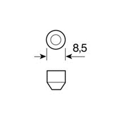 ΛΑΜΠΑΚΙ ΠΛΑΦΟΝΙΕΡΑΣ 8 LED 13x44mm ΛΕΥΚΟ Auto Moto Tyres 