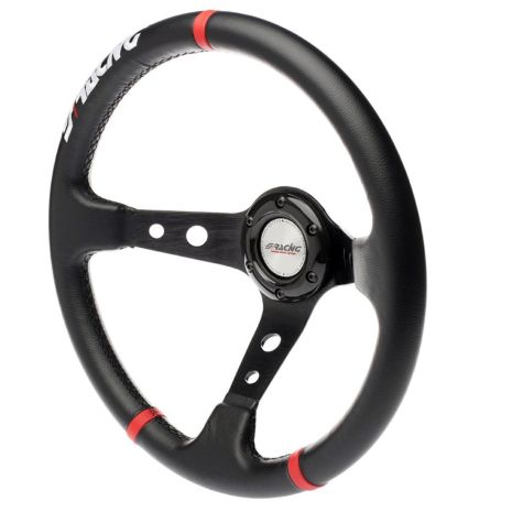 ΤΙΜΟΝΙ GRAVEL ΤΡΙΑΚΤΙΝΟ 35 cm (ΜΑΥΡΟ/ΚΟΚΚΙΝΟΙ ΔΑΚΤΥΛΙΟΙ) Auto Moto Tyres 