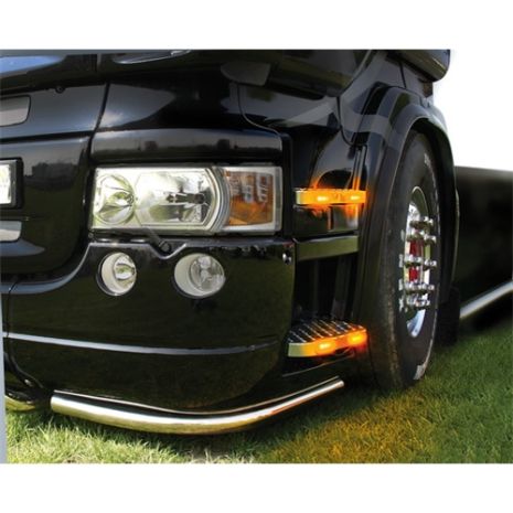 ΦΩΣ ΦΟΡΤΗΓΟΥ 16x65mm 4LED 24V ΠΟΡΤΟΚΑΛΙ Auto Moto Tyres 